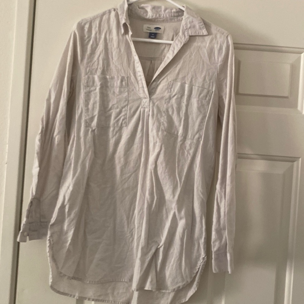 Cream colored tunic